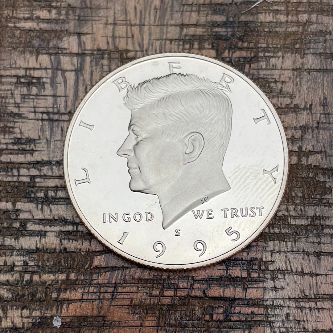 1995-S 50c Proof Kennedy Half Dollar