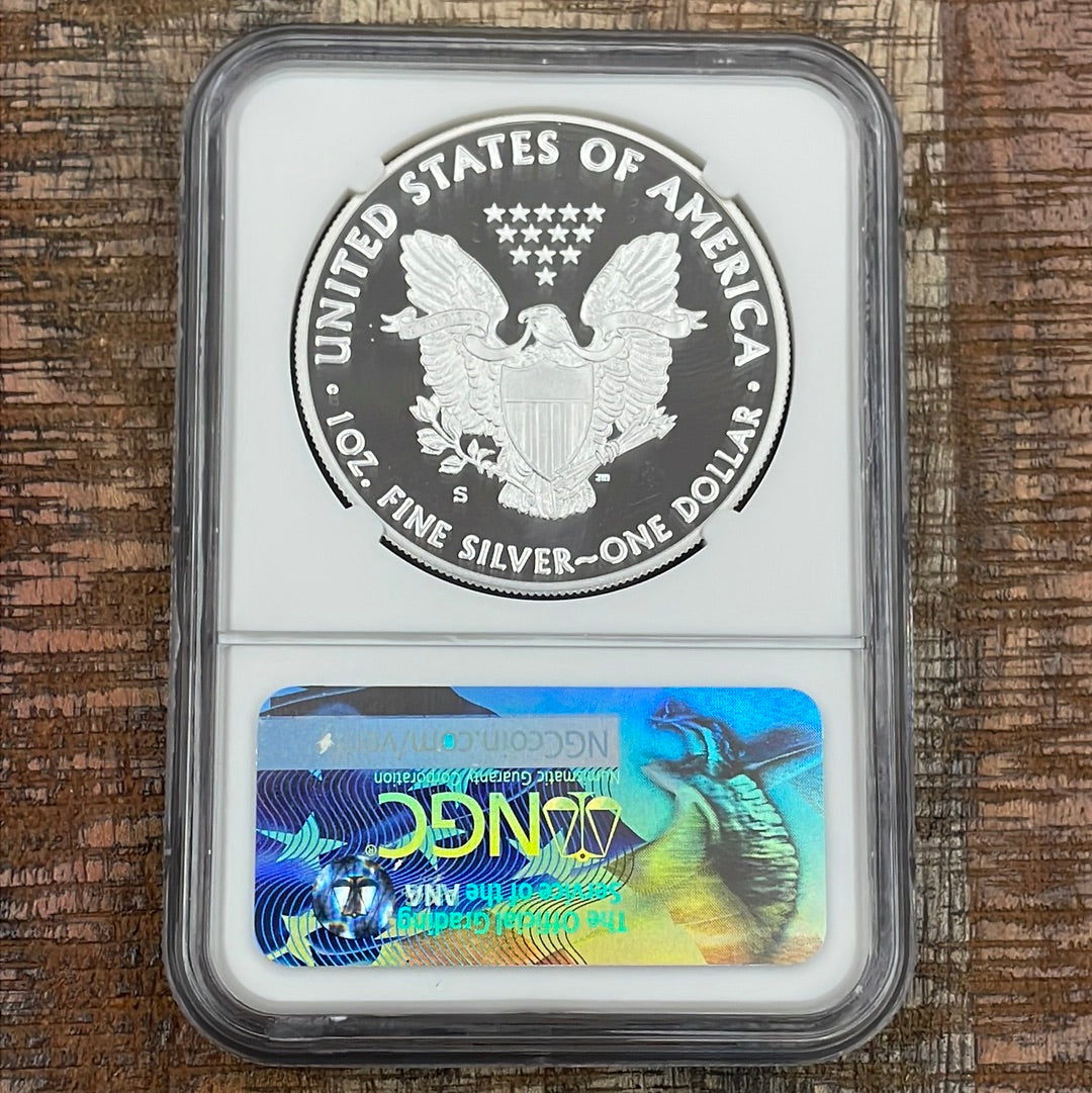 2017-S $1 American Silver Eagle ~ Congratulations Set ~ First Release ~ PF70 Ultra Cameo ~ Mercanti Signed