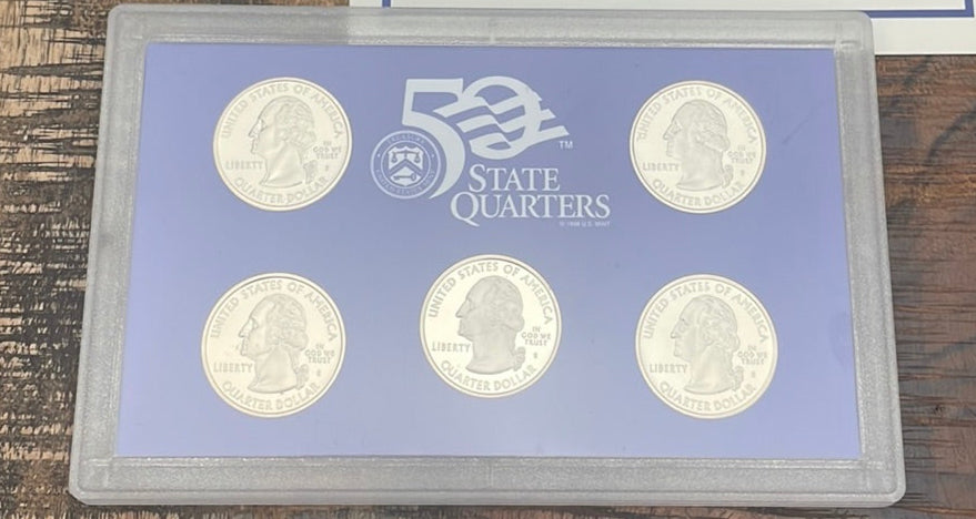2003 US Mint 50 State Quarters Proof Set ~ NO Box NO COA