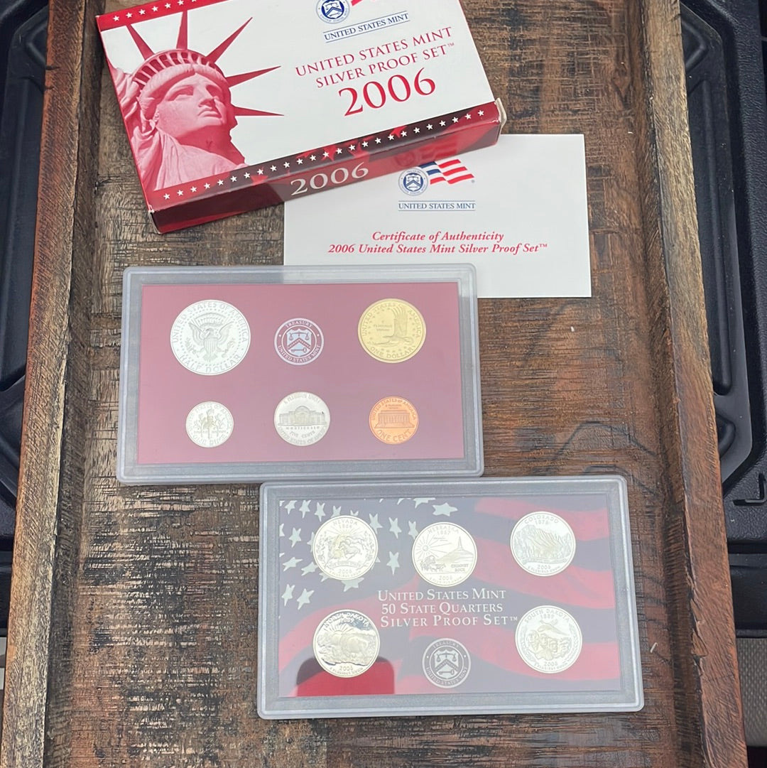 2006-S Silver Proof Set in OGP with COA