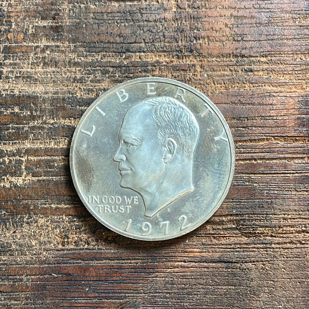 1972-S $1 US Eisenhower Dollar Proof 40% Silver