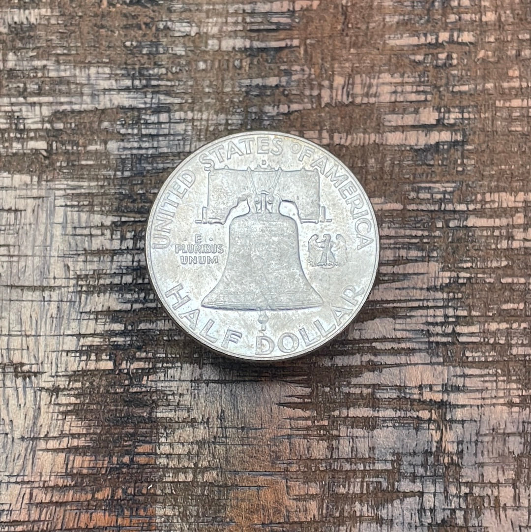 1963-D 50C US Franklin Half Dollar