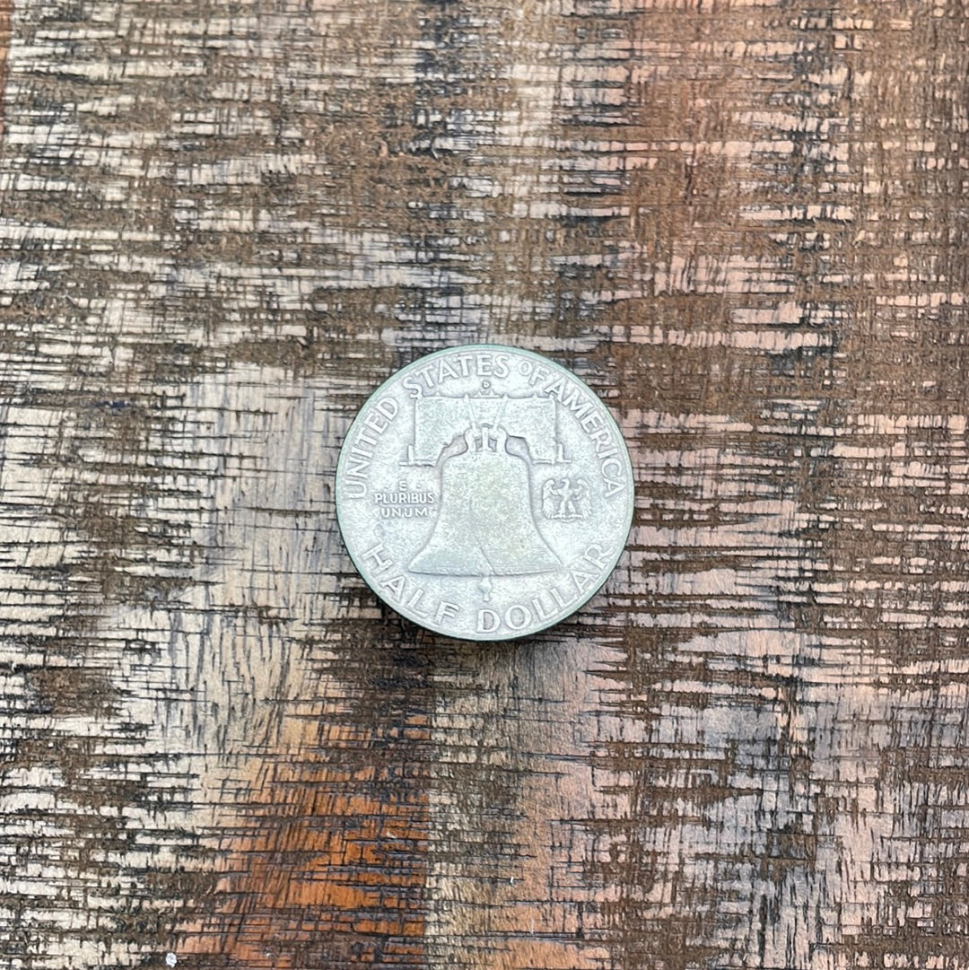 1951-D 50C US Franklin Half Dollar