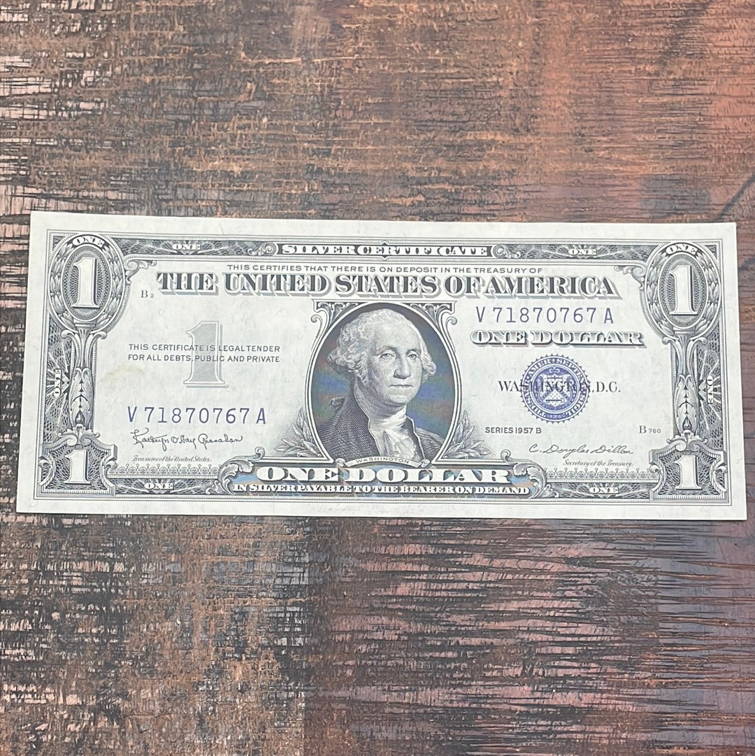 1957 Series B $1 Silver Certificate - Uncirculated