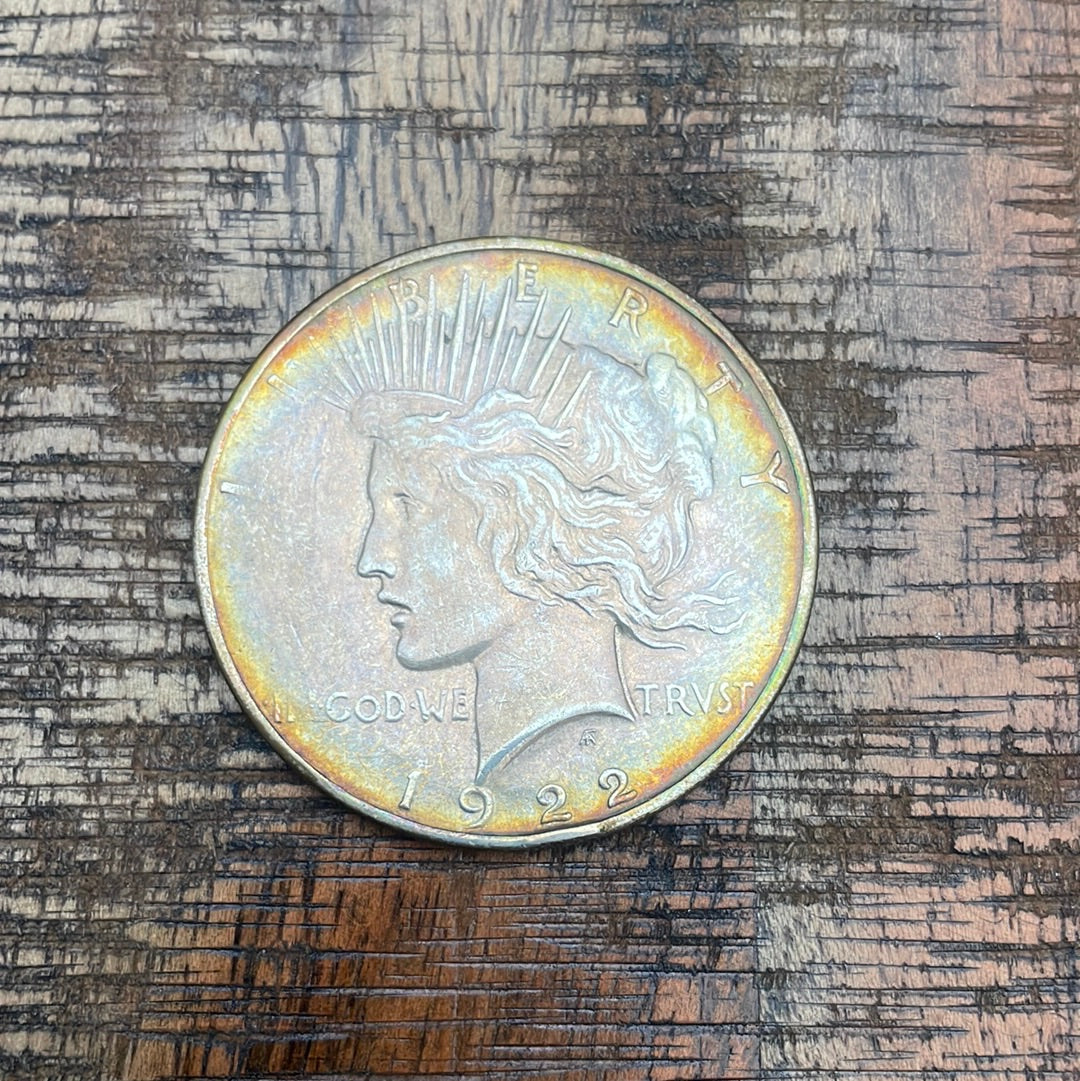 1922-D $1 US Silver Peace Dollar