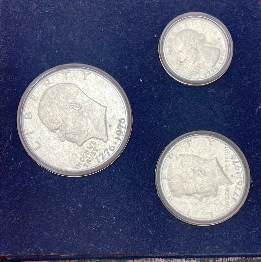 1976 Bicentennial Silver Proof Set ~ No outer box