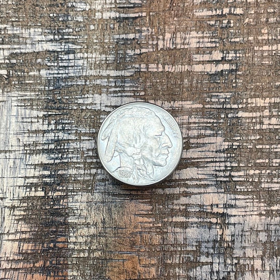 1937 5c US Buffalo Nickel