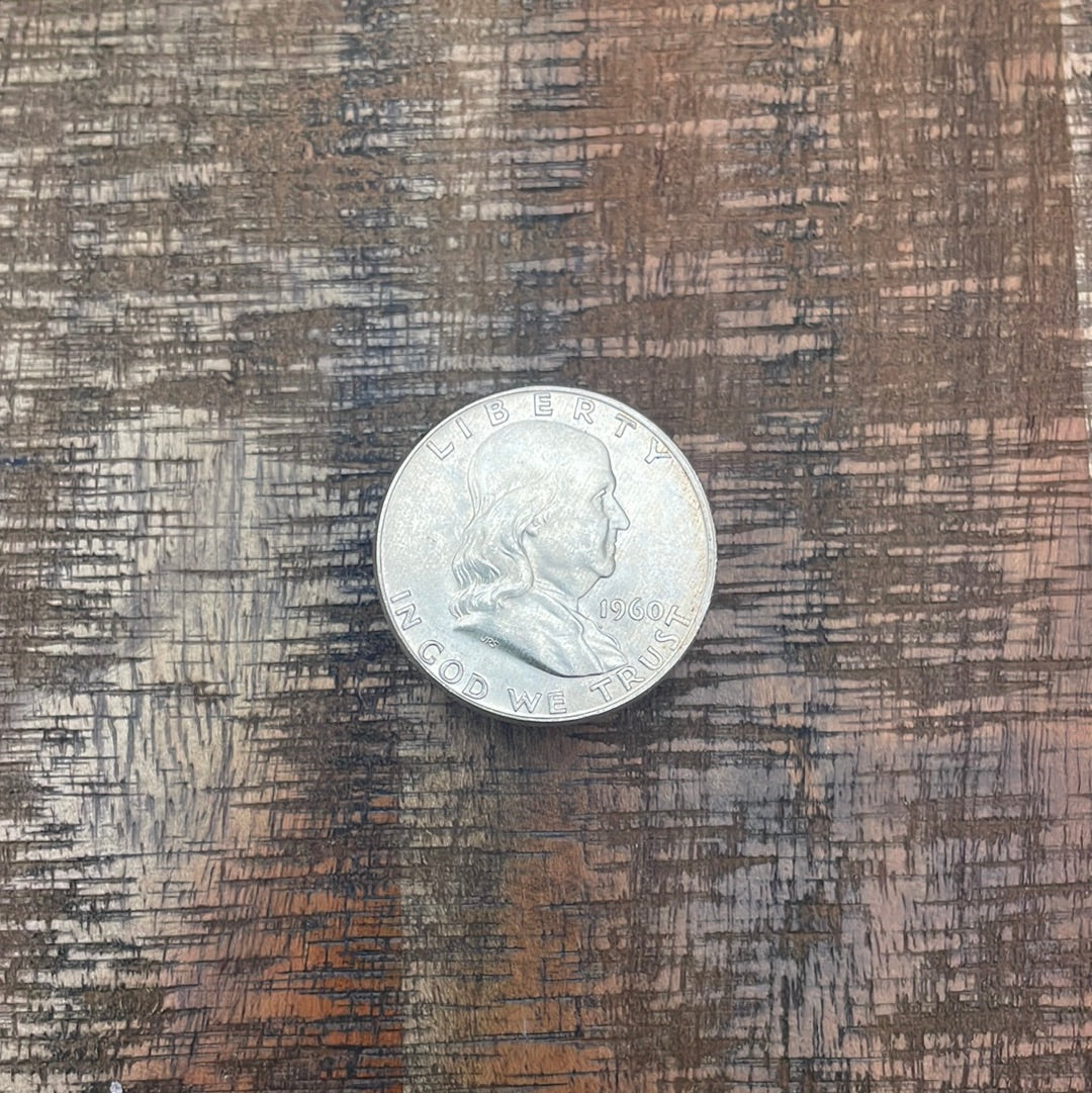 1960 50C US Franklin Half Dollar