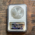 2021-S $1 US Silver Eagle. Eagle Landing T-2 NGC MS69
