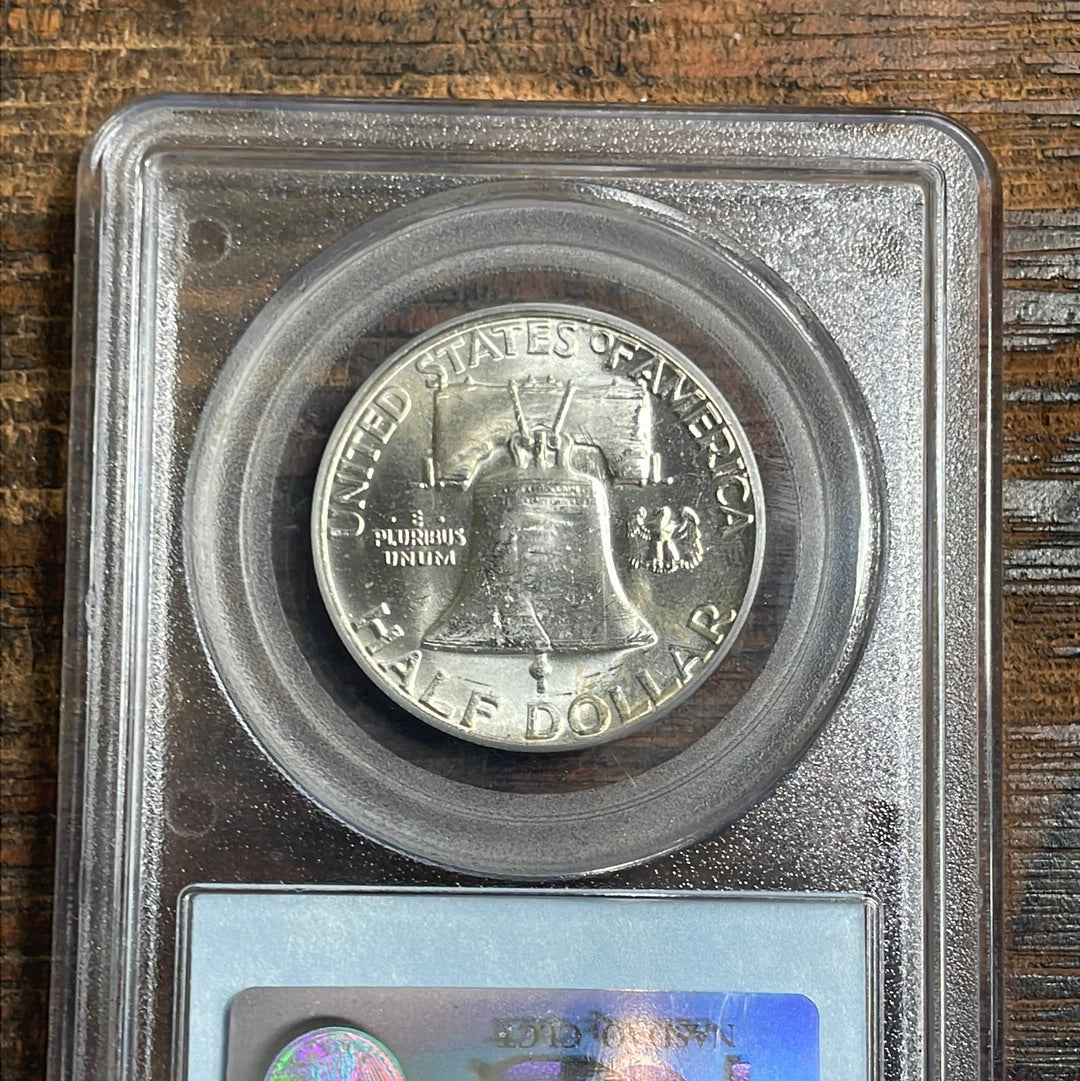 1963 50c Franklin Half Dollar PCGS MS64