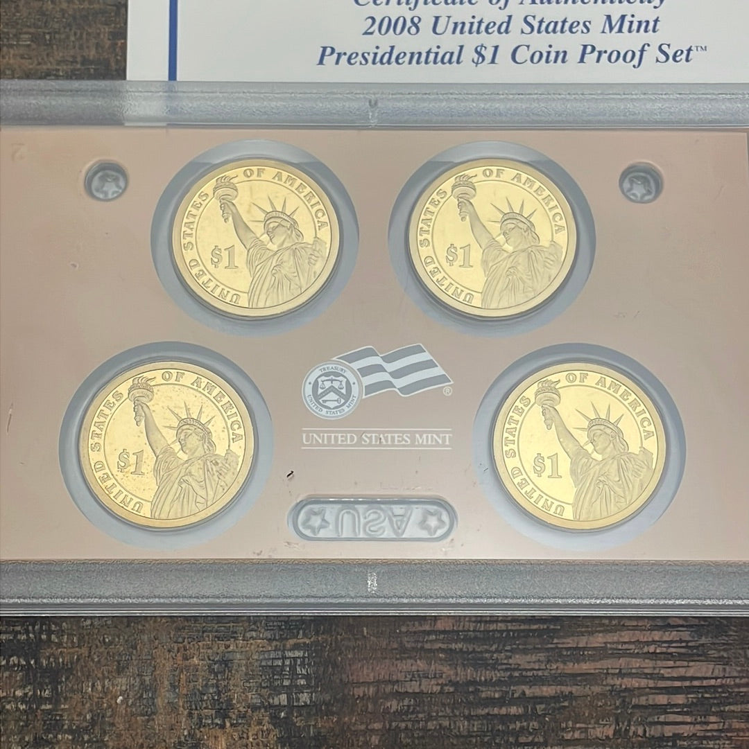2008 Presidential Dollar Proof Set in OGP