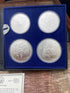 1974 Canada 4-Coin Olympic Silver Series III ~ 4.32 oz ASW Sterling Silver