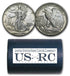 90% Silver Walking Liberty Halves $10 Face Value 20-Coin Roll AU