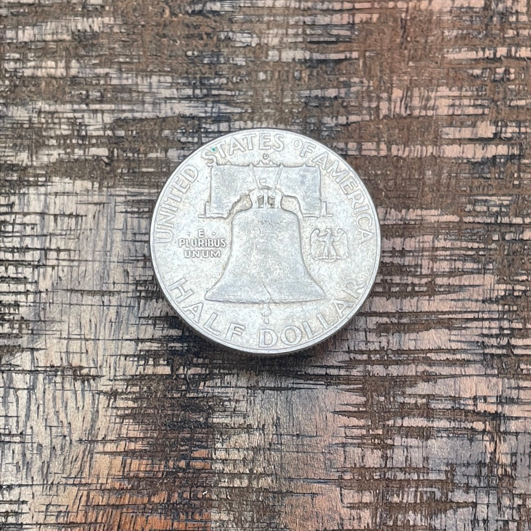 1961-D 50C US Franklin Half Dollar