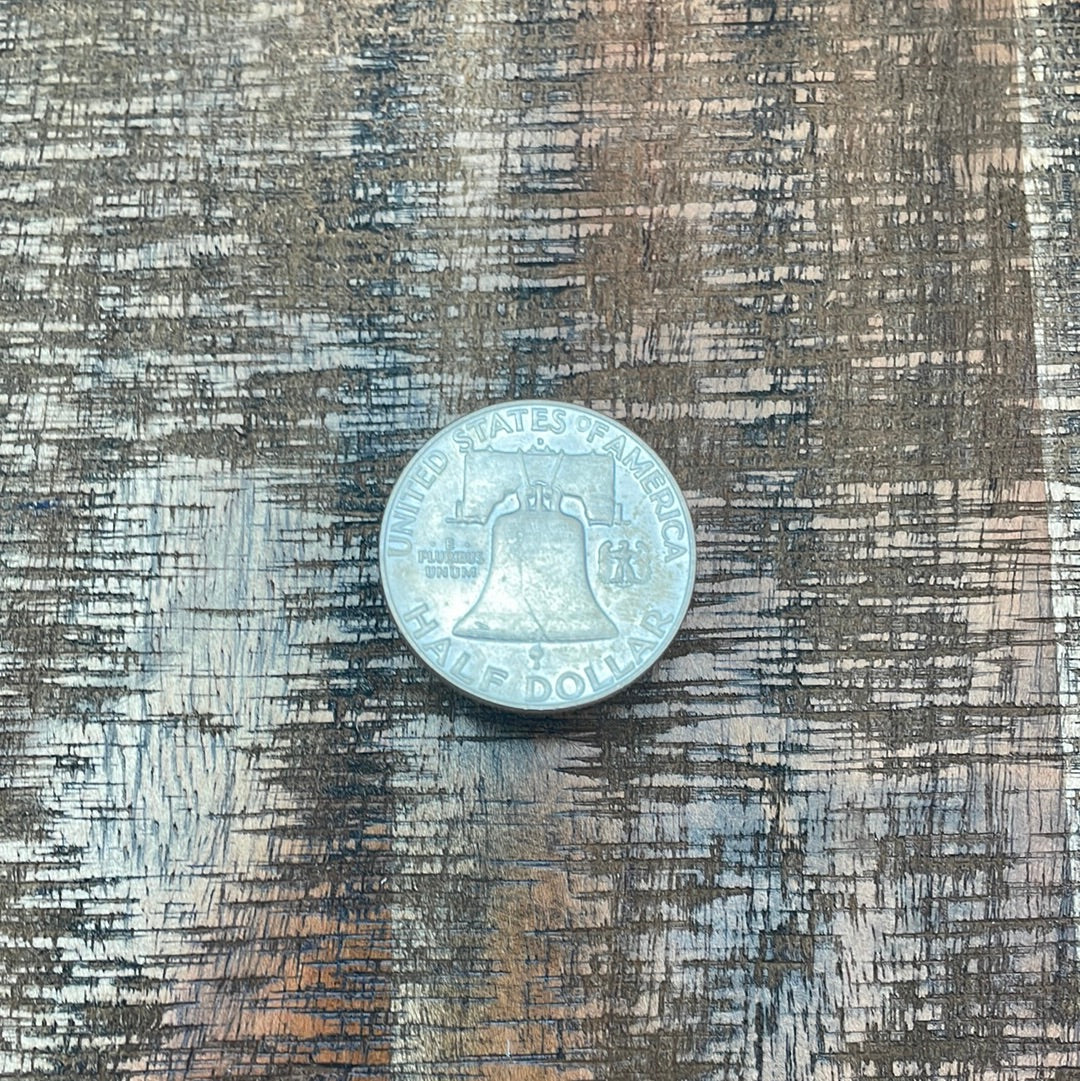 1963-D 50C US Franklin Half Dollar