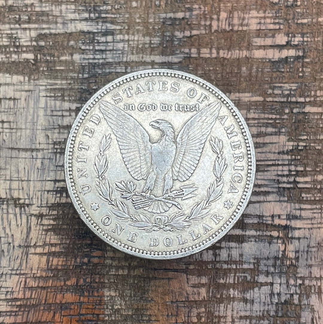 1884 $1 US Morgan Silver Dollar