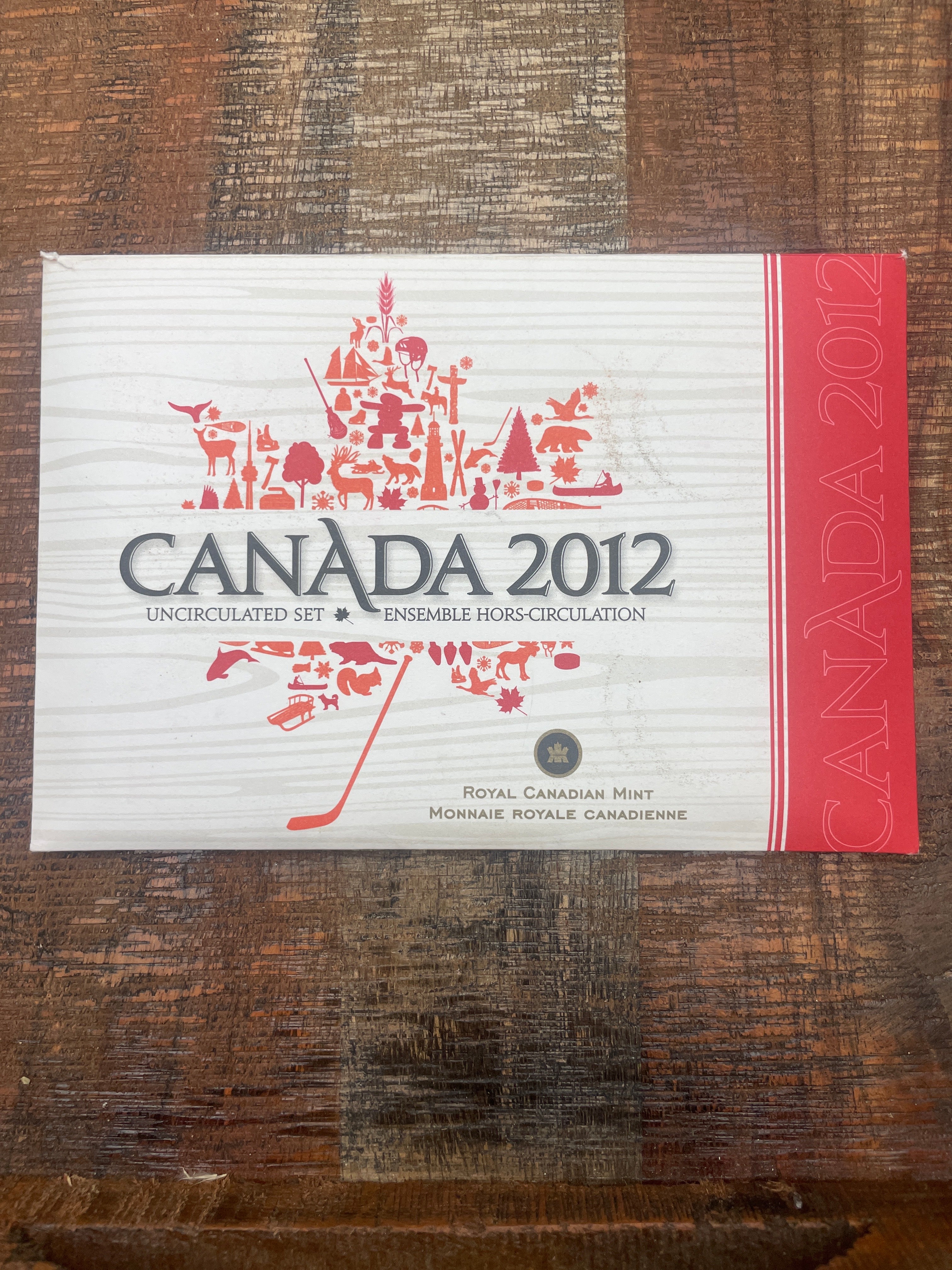 2012 Canada ~ Uncirculated Set ~ Royal Canadian Mint ~ with COA