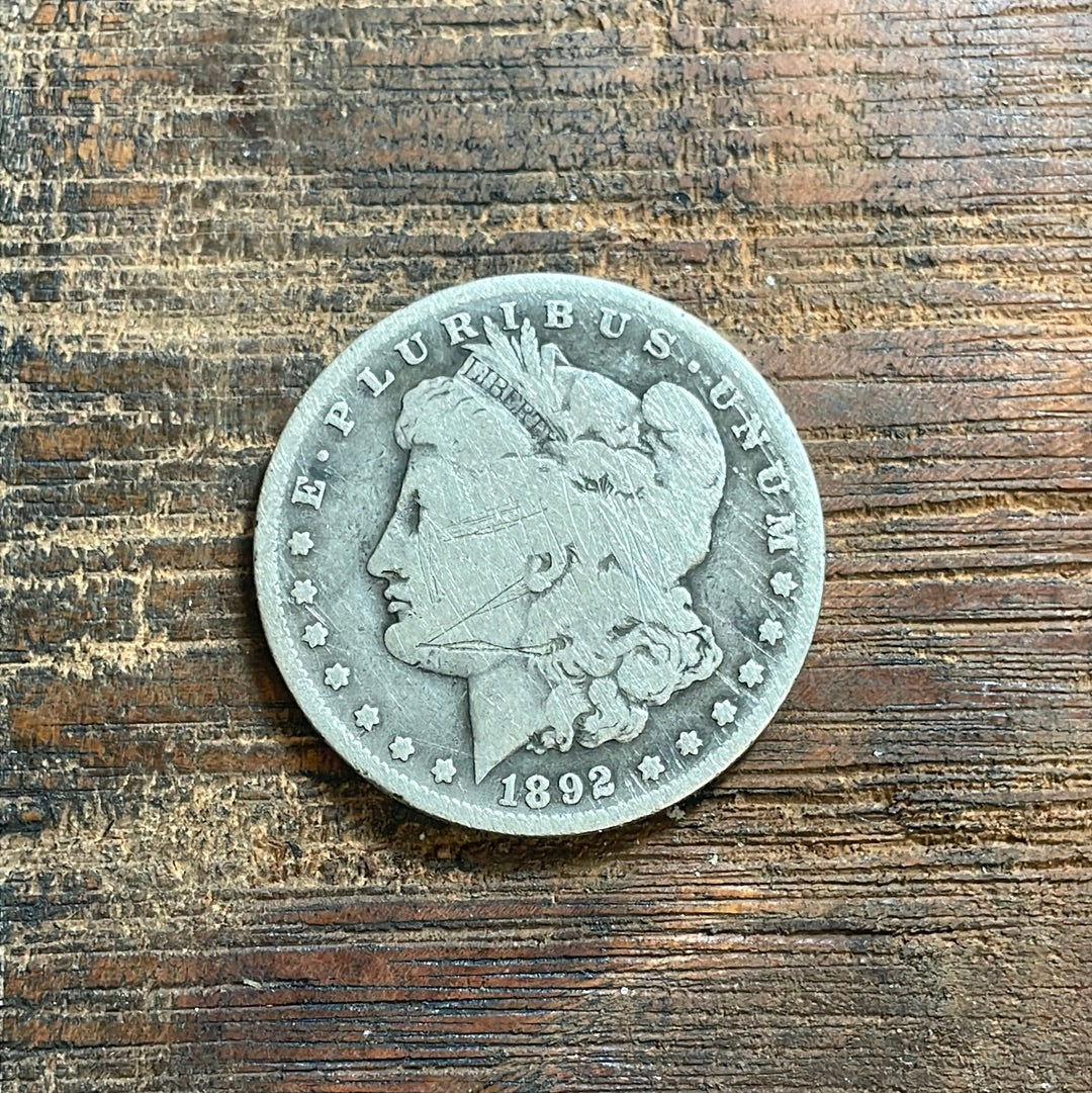 1892-S $1 US Morgan Silver Dollar - KEY DATE