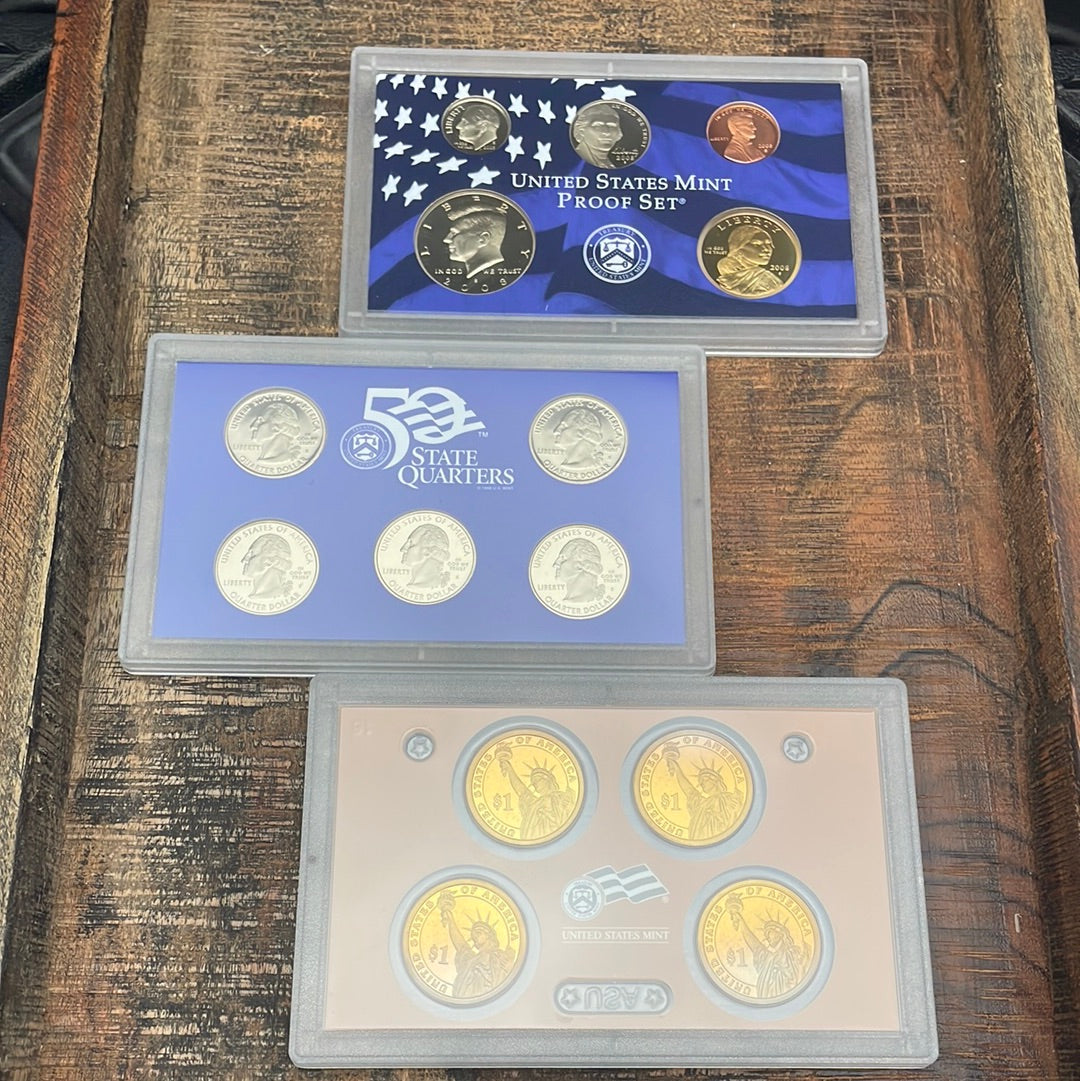 2008 - 14 Coin Proof Set in OGP