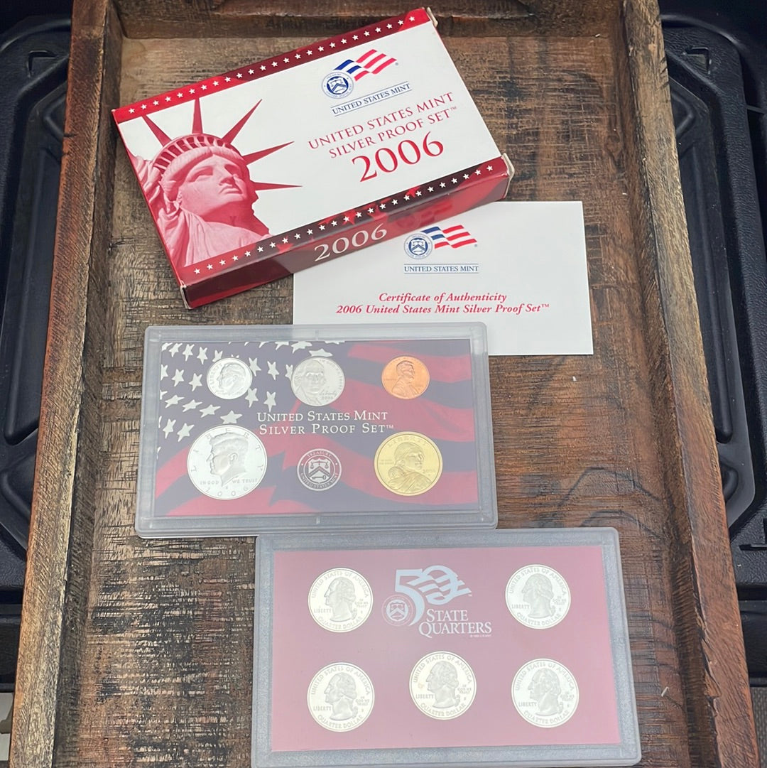 2006-S Silver Proof Set in OGP with COA