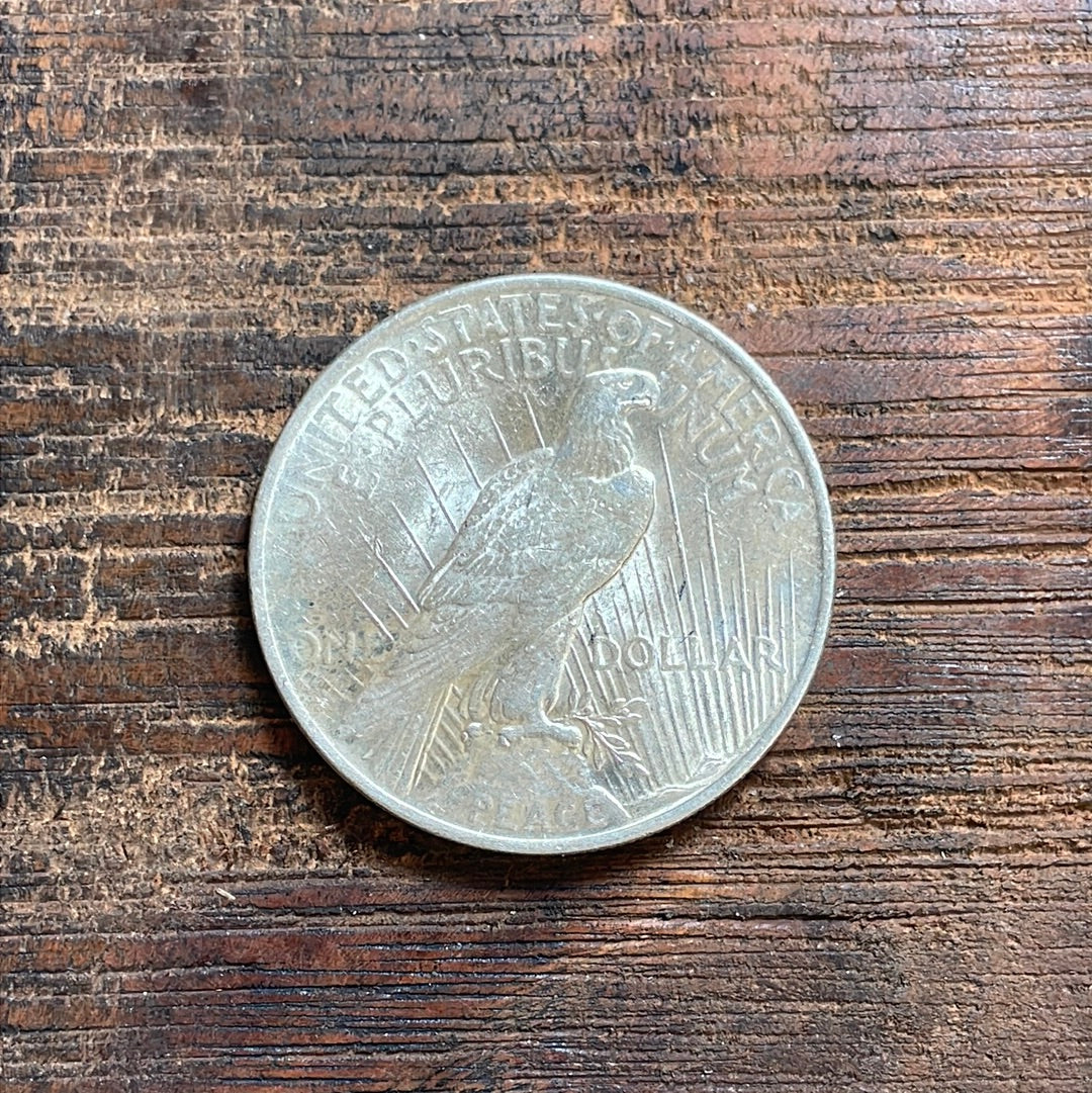 1923 $1 US Silver Peace Dollar