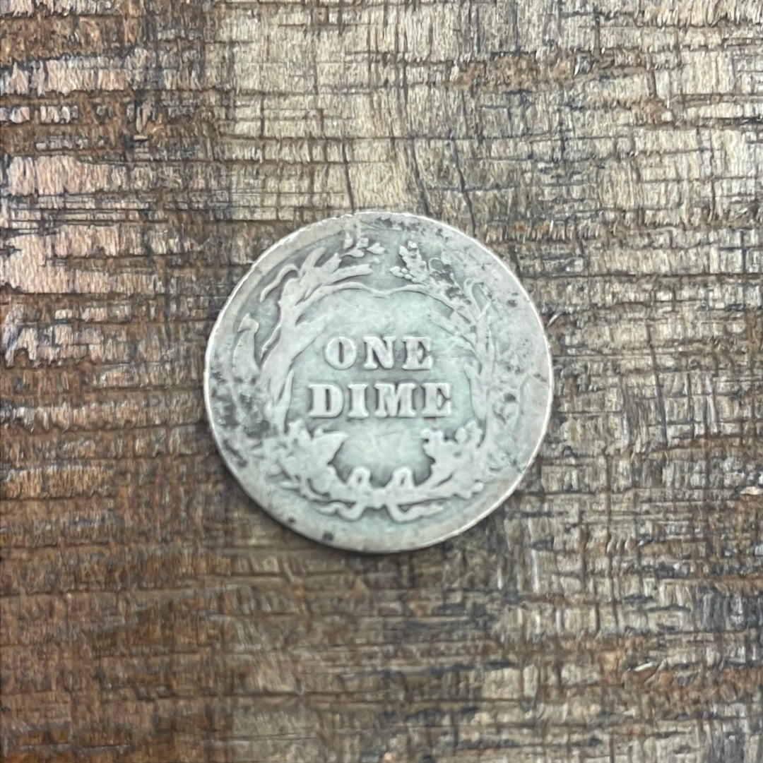 1916 10c US Barber Dime - 90% Silver