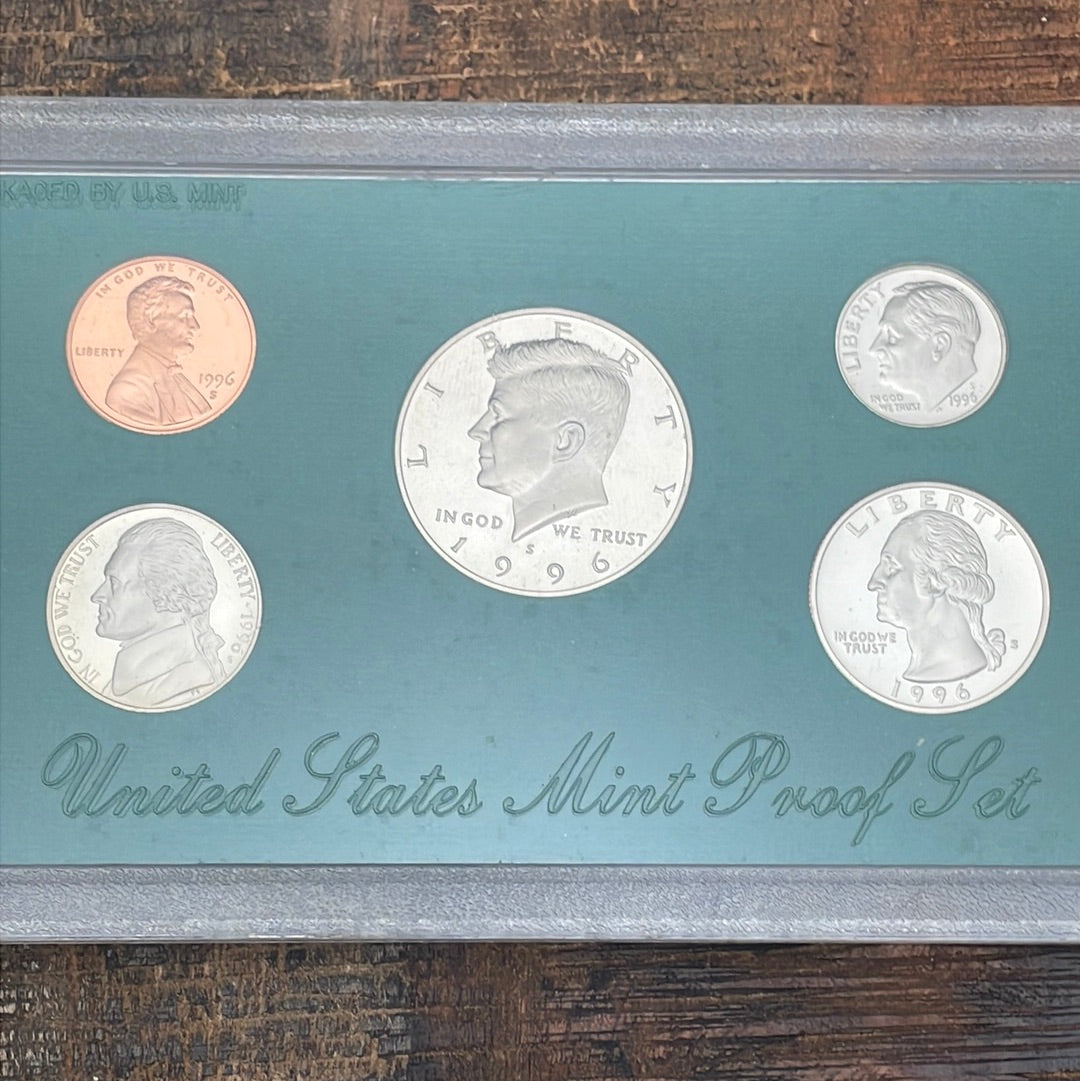 1996 Proof Set no Box