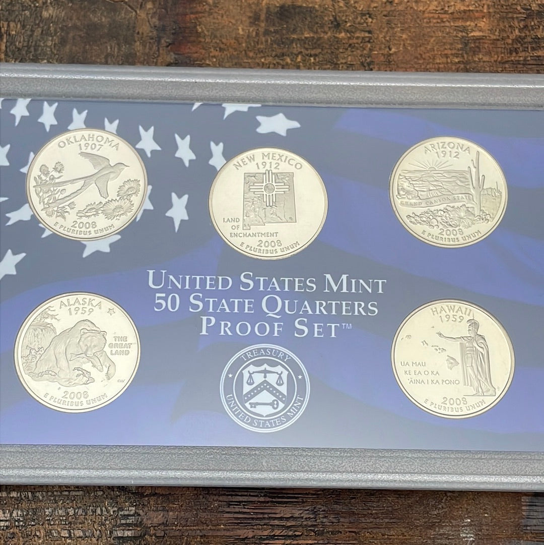 2008 - 14 Coin Proof Set in OGP