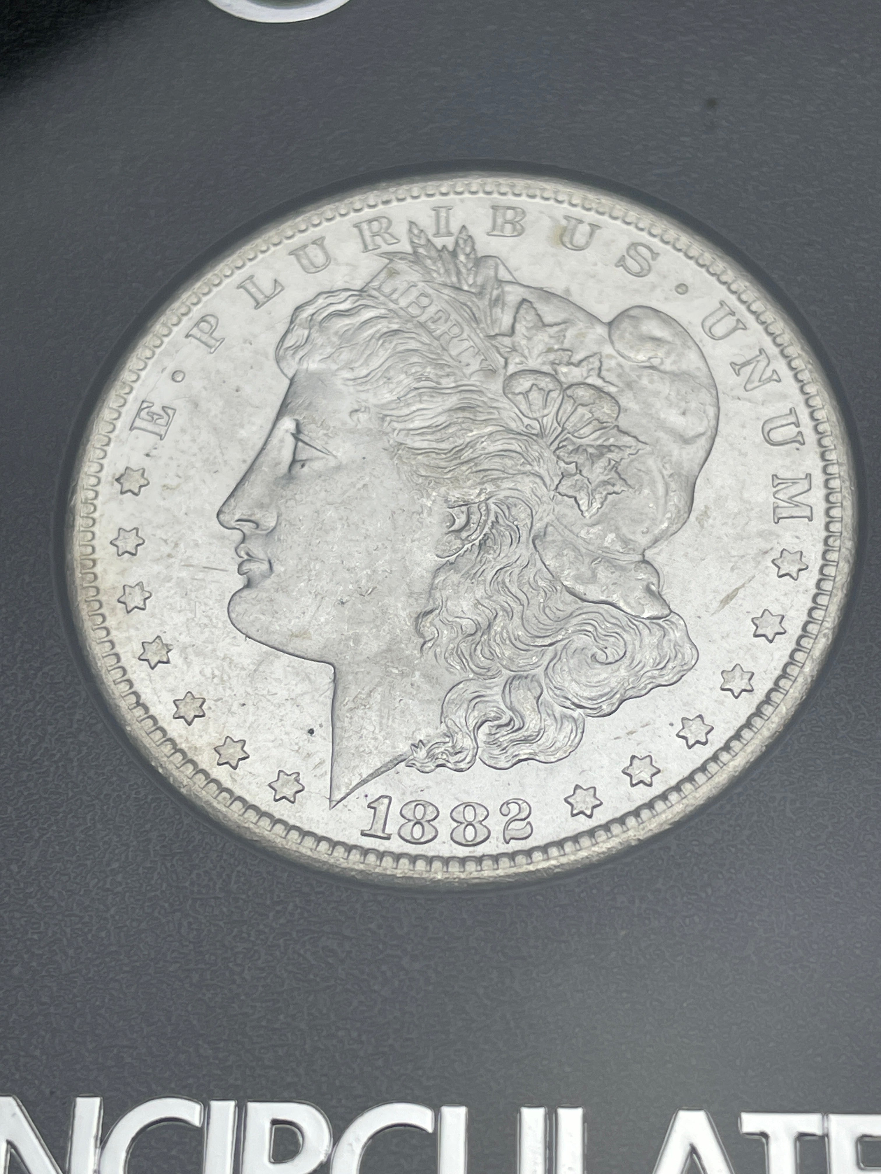1882-CC $1 US Morgan Silver Dollar GSA Carson City