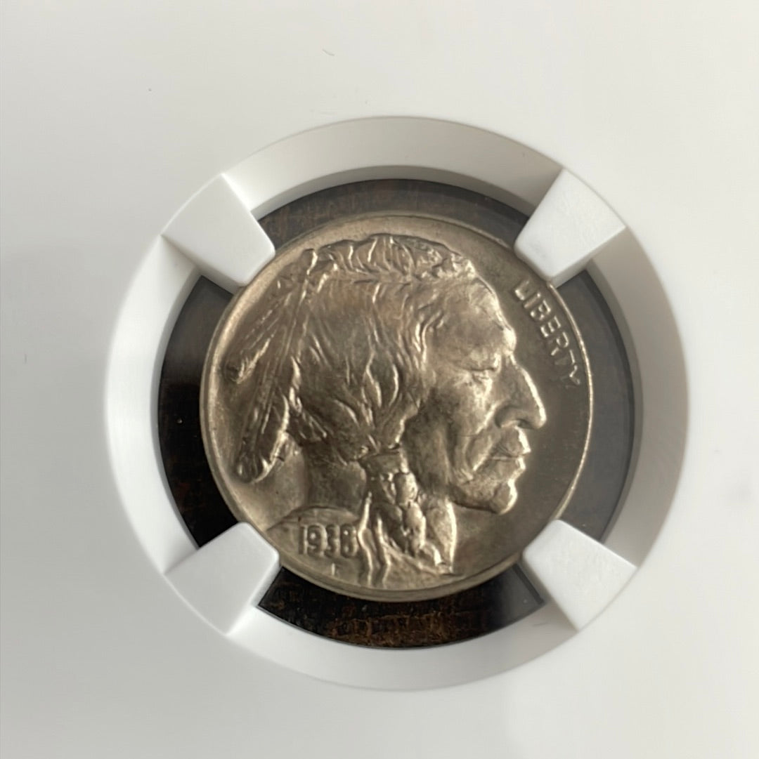 1938-D/S 5c US Buffalo Nickel NGC MS66