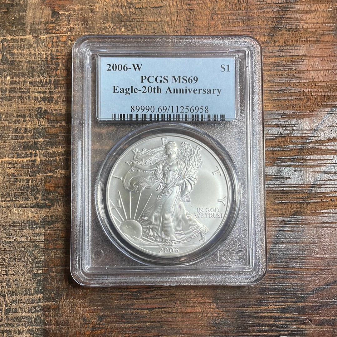 2006-W $1 American Silver Eagle PCGS MS69