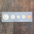 1967 Birth Year Set, 5 coin set with 40% Silver Half Dollar.
