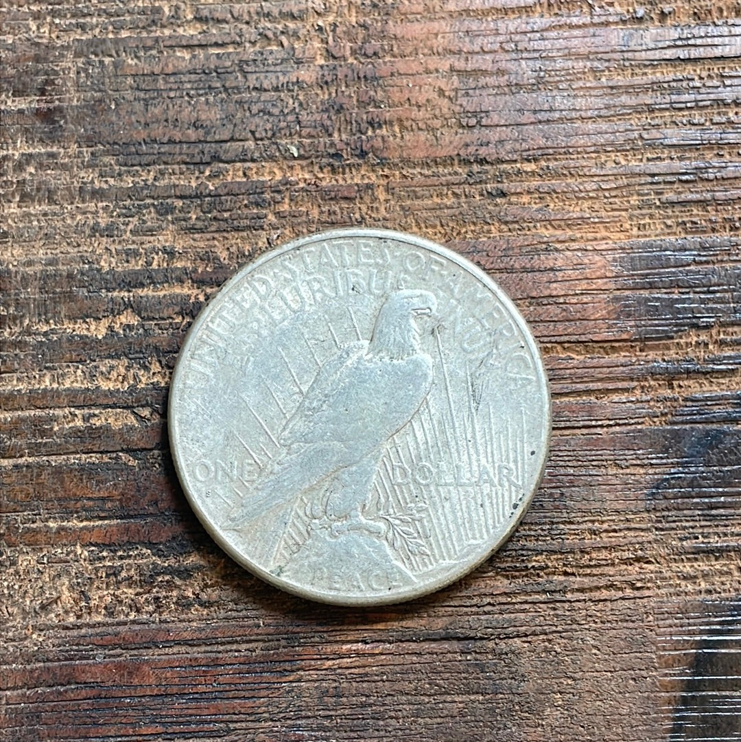 1926-S $1 US Silver Peace Dollar