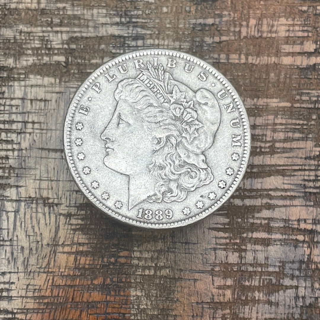 1889 $1 US Morgan Silver Dollar