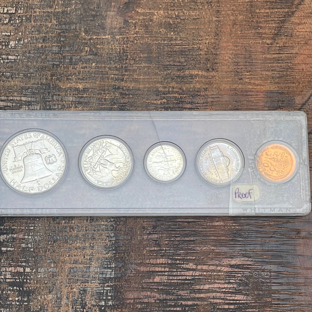 1957 Proof Set in Whitman Display Case