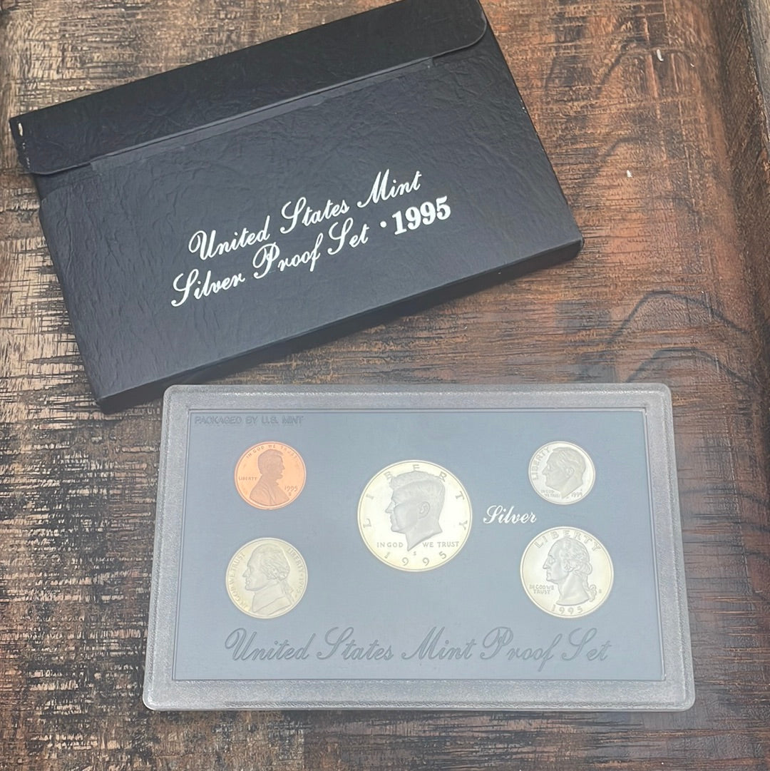 1995-S Silver Proof Set in OGP with COA