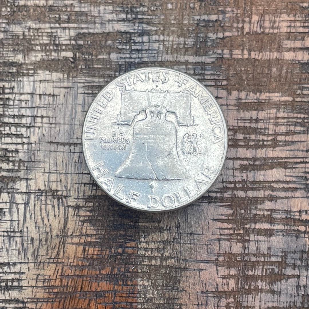 1962 50C US Franklin Half Dollar