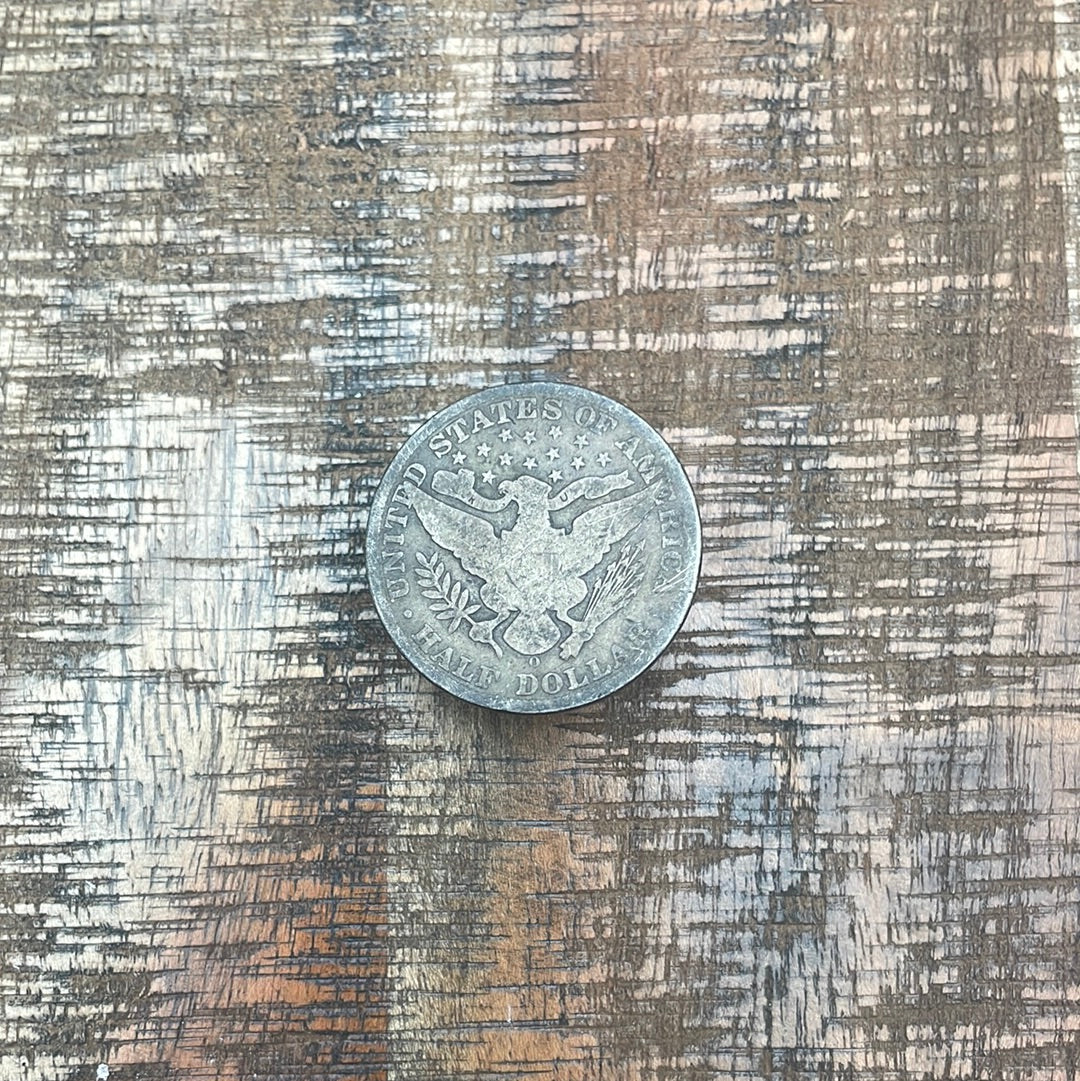 1906-O 50C US Barber Half Dollar
