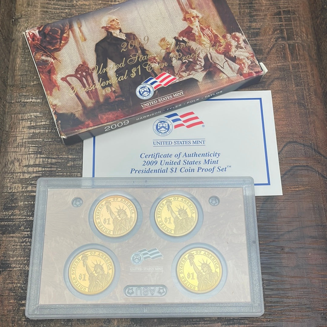 2009 Presidential Dollar Proof Set in OGP