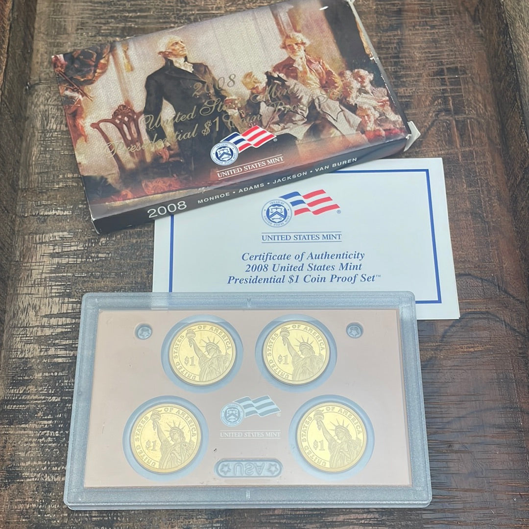 2008 Presidential Dollar Proof Set in OGP