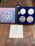 1974 Canada 4-Coin Olympic Silver Series III ~ 4.32 oz ASW Sterling Silver