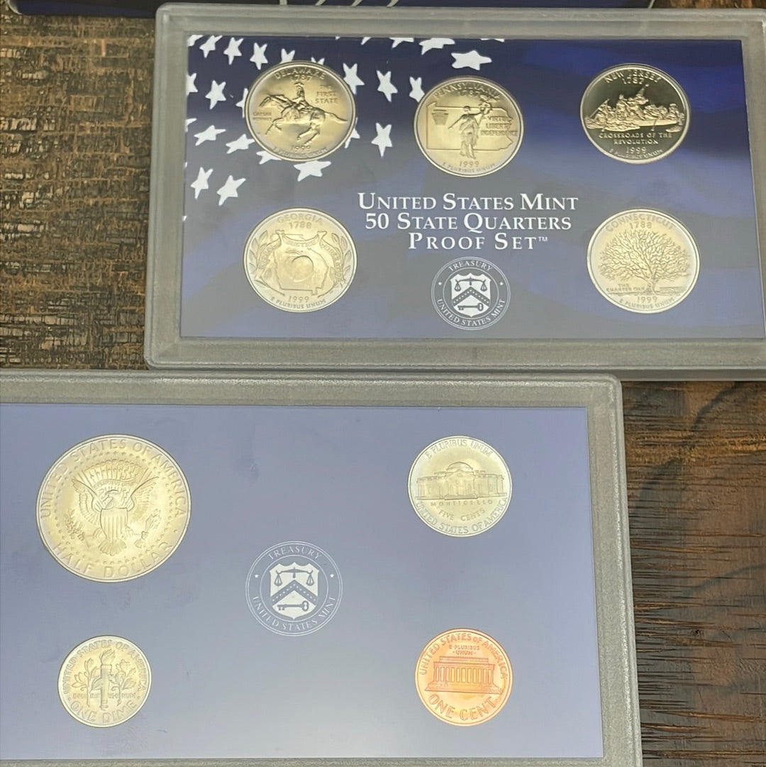 1999 - 9 Coin-Proof Set in OGP