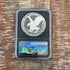 2021-S $1 US American Silver Eagle, Eagle Landing T-2, FDOI, NGC PF70 Ultra Cameo, Gaudioso Signed