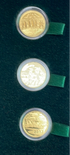 Natura Collectors' Set  2011-2013~R10 (1/10 oz) Coins~ 24K Gold~ #78 Mintage of only 500 ~ In presentation case with COA