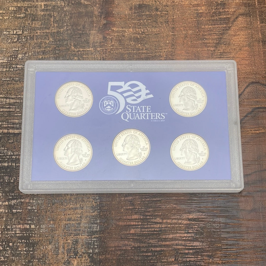 2002 US Mint 50 State Quarters Proof Set no BOX