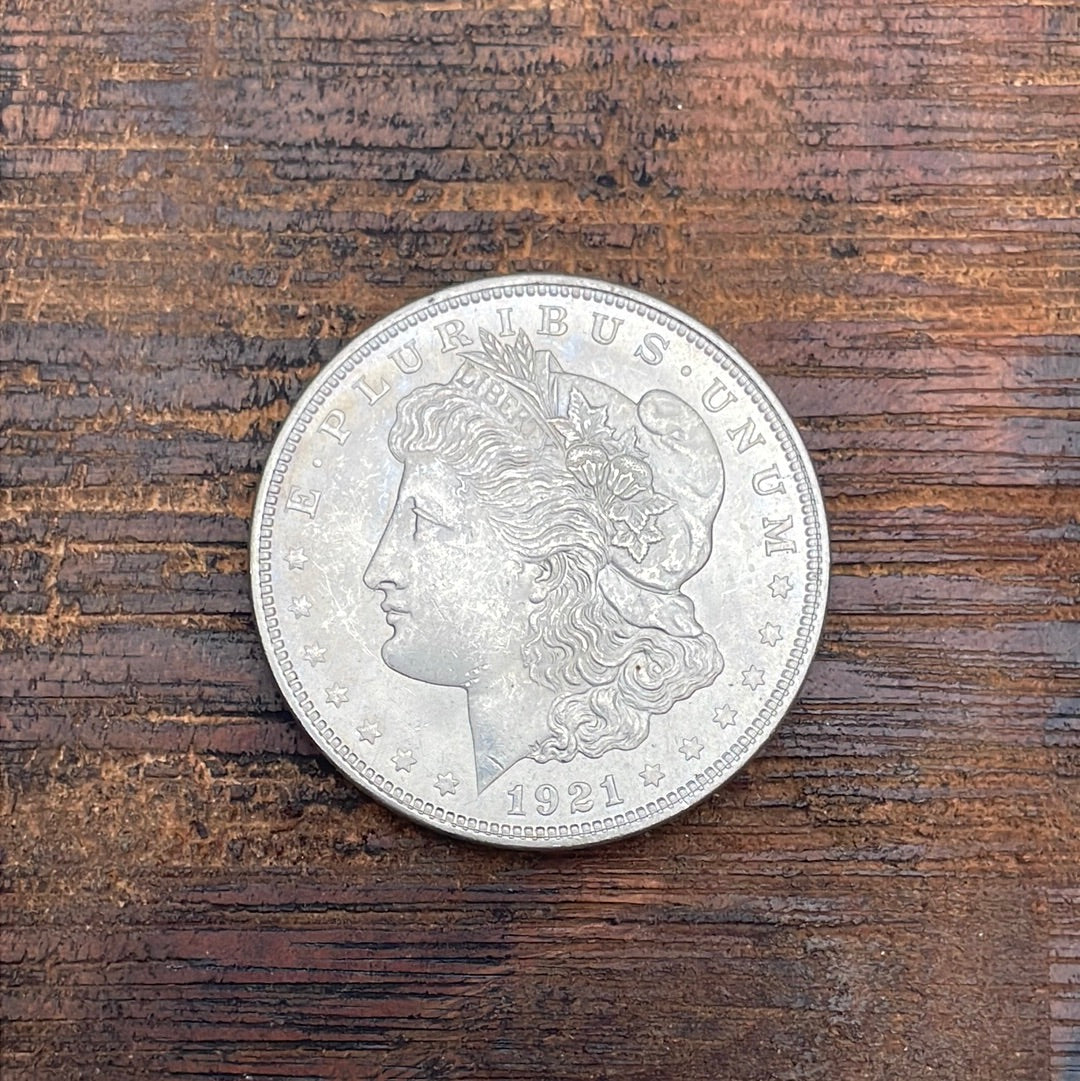 1921 $1 US Morgan Silver Dollar