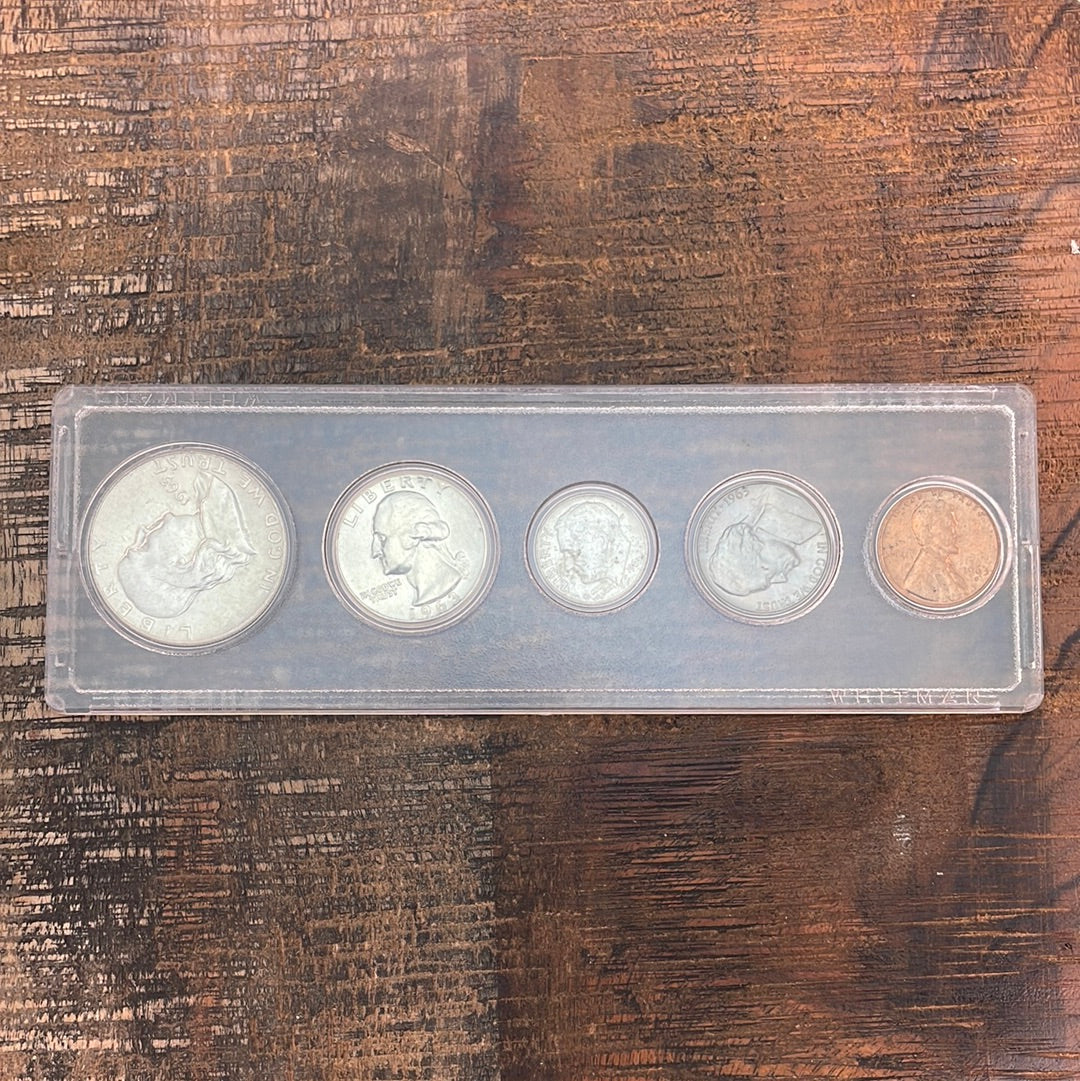 1963 Birth Year Set. Brilliant Uncirculated Coins.