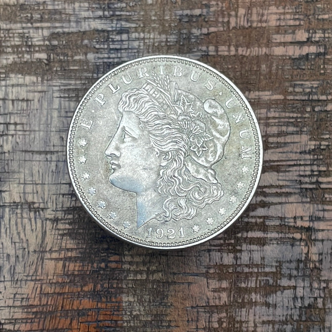 1921 $1 US Morgan Silver Dollar