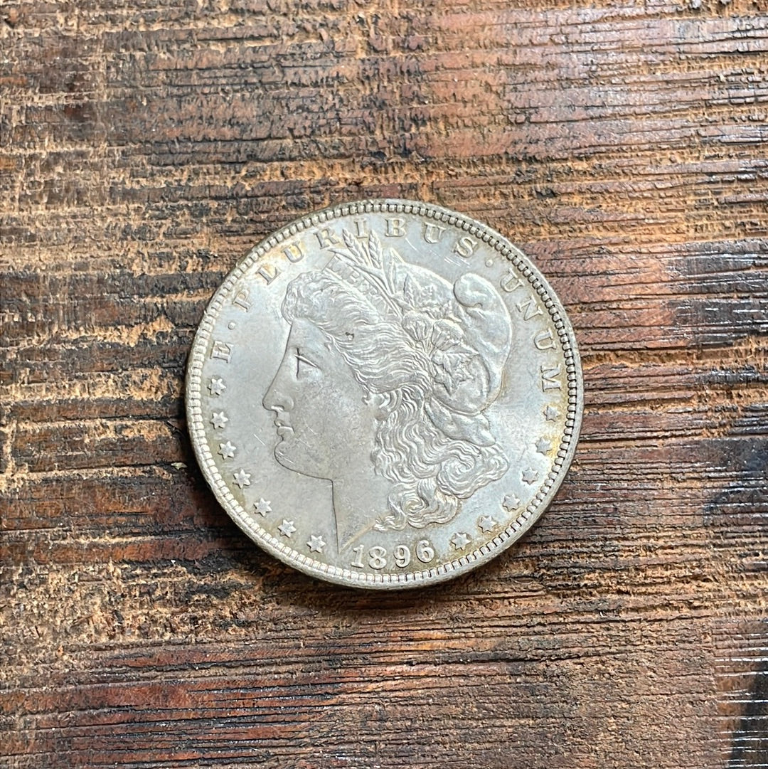 1896 $1 US Morgan Silver Dollar