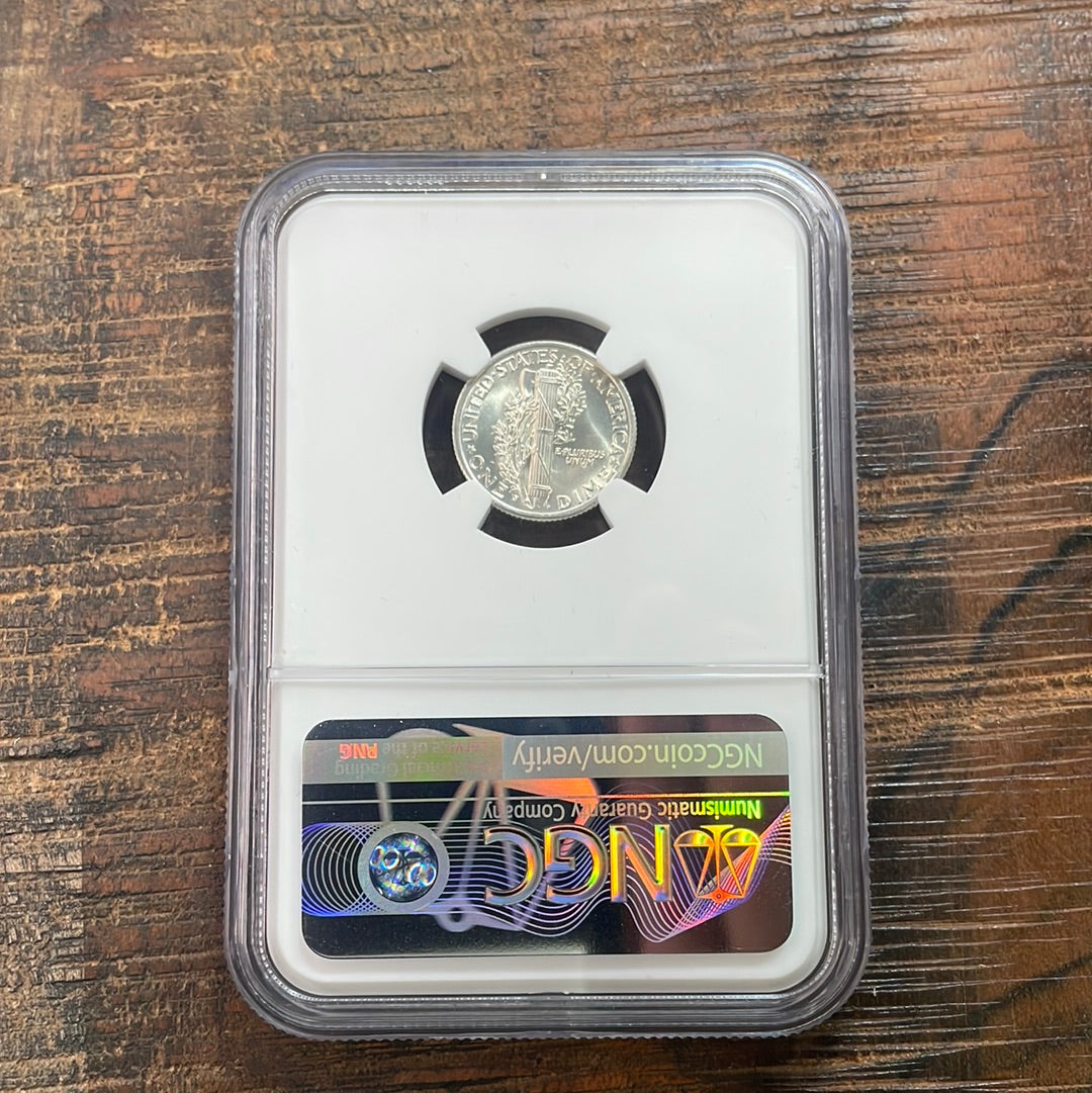 1939-S US 10c Mercury Dime NGC MS65
